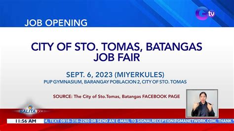 Sto Tomas Jobs in Philippines (Updated Daily) .